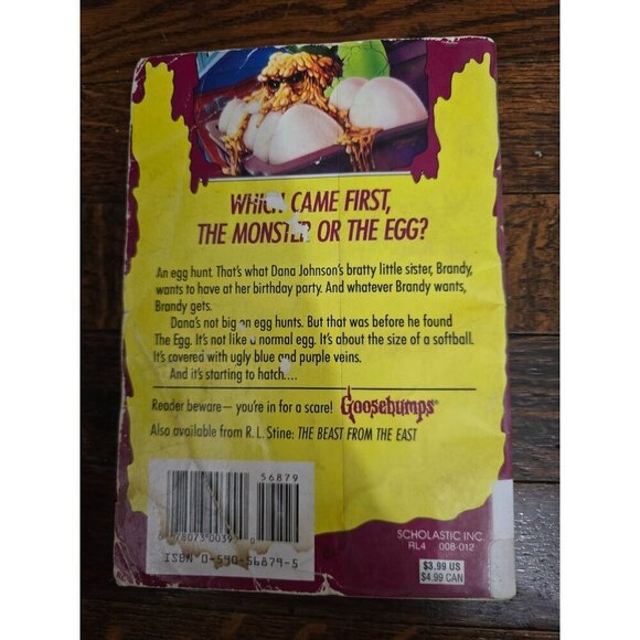 Goosebumps #42 Egg Monsters From Mars By R.L. Stine Vintage 90s Scholastic Paper - Picture 6 of 7